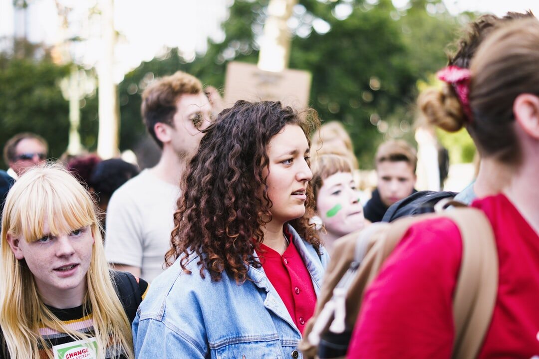 Portrait of a young Belgian woman community member