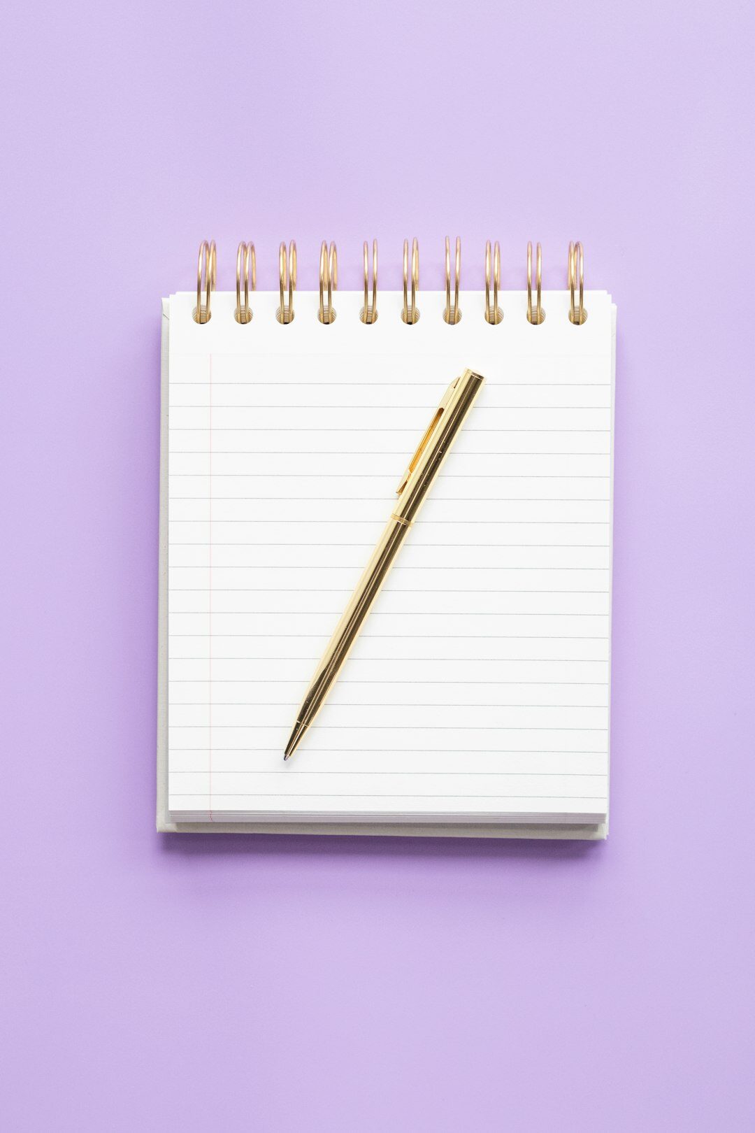 Notebook and pen on a desk representing a new business idea